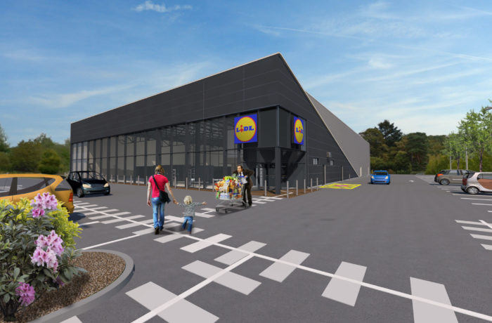 Transformation d’un commerce en magasin LIDL à ANDELNANS (90) – 2023